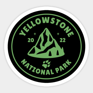 Yellowstone National Park Badge Sticker